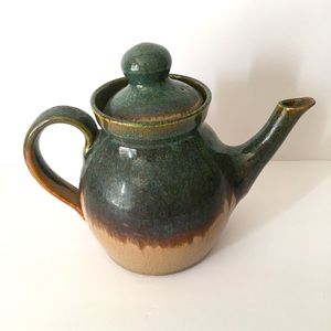 Handcrafted pottery teapot